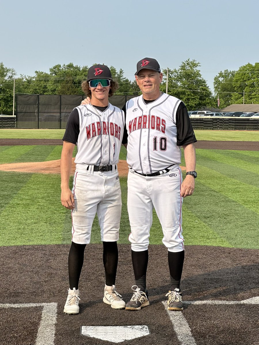 Had the opportunity Thursday night to recognize <a href="/DanvilleWarrior/">Danville Baseball</a>’s Seniors! Extra bonus? Landon Skinner was awarded the Bobby Cole Memorial Scholarship! #WarriorPride #WeLoveOurSeniors