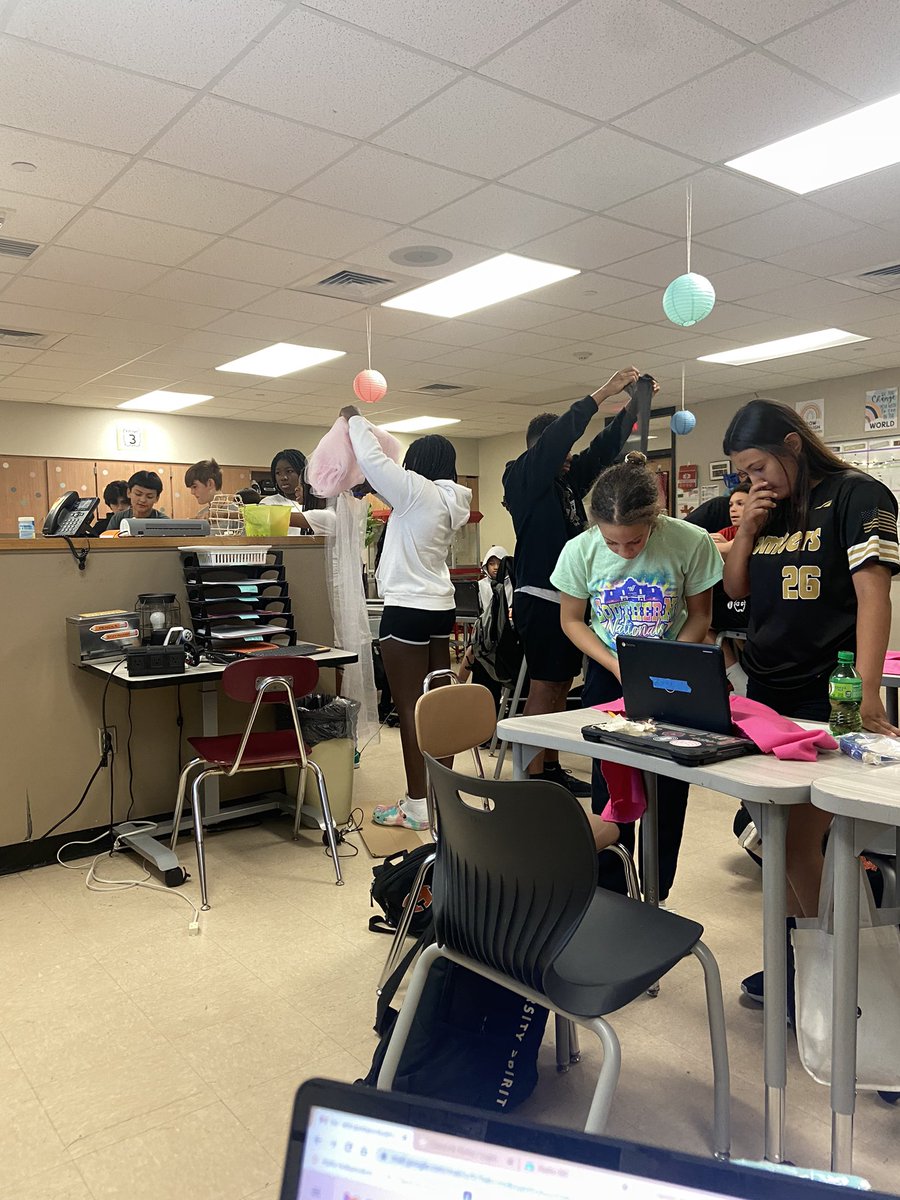 7th and 8th grade have been BUSY! 8th grade made homemade ramen and learned about healthier substitutions. 7th grade has been learning to hand sew and they’ve just completed their final project: making a pillow!