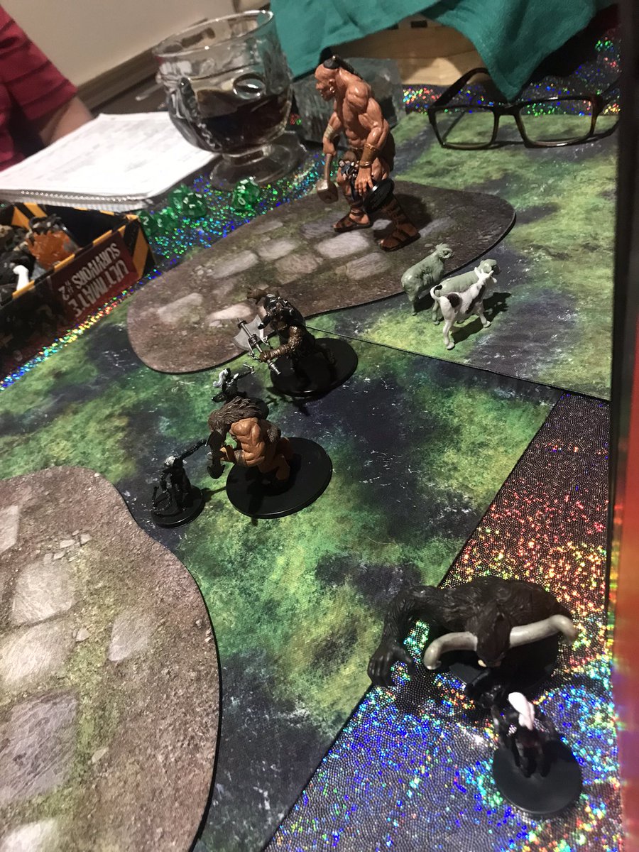 PadmesLover's tweet photo. #AstralPlane
Upon #MountOlympus Chuck & Talion swear fealty to Zeus
paying tribute to him buy capturing a white bull calf for sacrifice from its CE cyclops & Minotaur guardians #HappyHuntingGrounds & #Olympus
#TTRPG #dungeonsanddragons #dnd #ADnD @dwarvenforge #dwarvenforge https://t.co/fhQPRACRn8