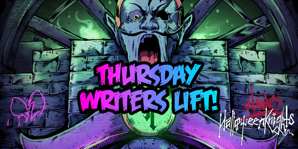 Hey #ReadingCommunity and #WritingCommunity!

Here's your #ShamelessSelfPromoThursday morning #WritersLift courtesy of the #HalloweenKnights!

Drop your #art #blogs #books #links #music and #WIP below!

Like, follow, and retweet like it's Halloween every day!

Trick or treat!