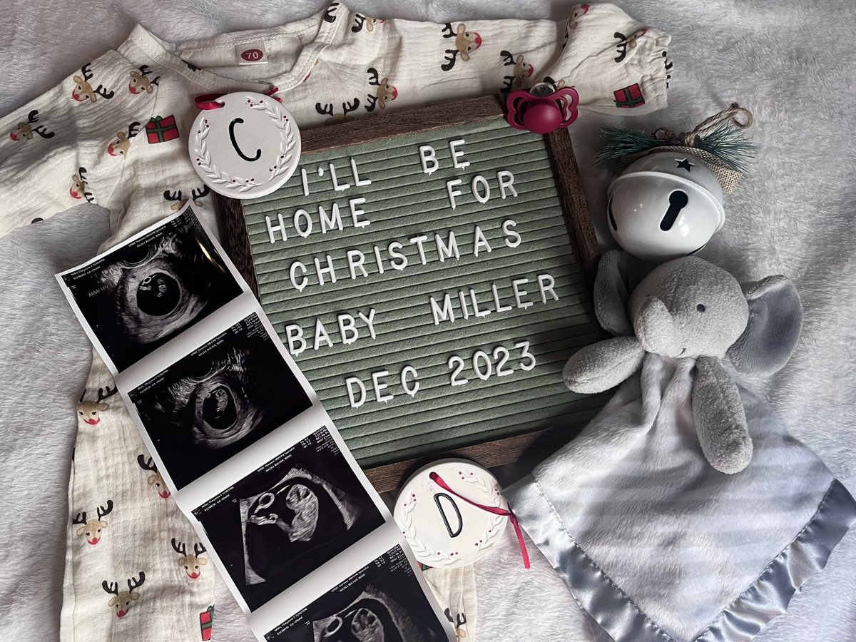 I can’t wait to meet you little one 🎄 #baby #Christmas