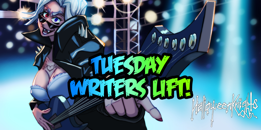 Hey #ReadingCommunity and #WritingCommunity!

Here's your #ShamelessSelfPromoTuesday afternoon #WritersLift courtesy of the #HalloweenKnights!

Drop your #art #blogs #books #links #music and #WIP below!

Like, follow, and retweet like it's Halloween every day!

Trick or treat!