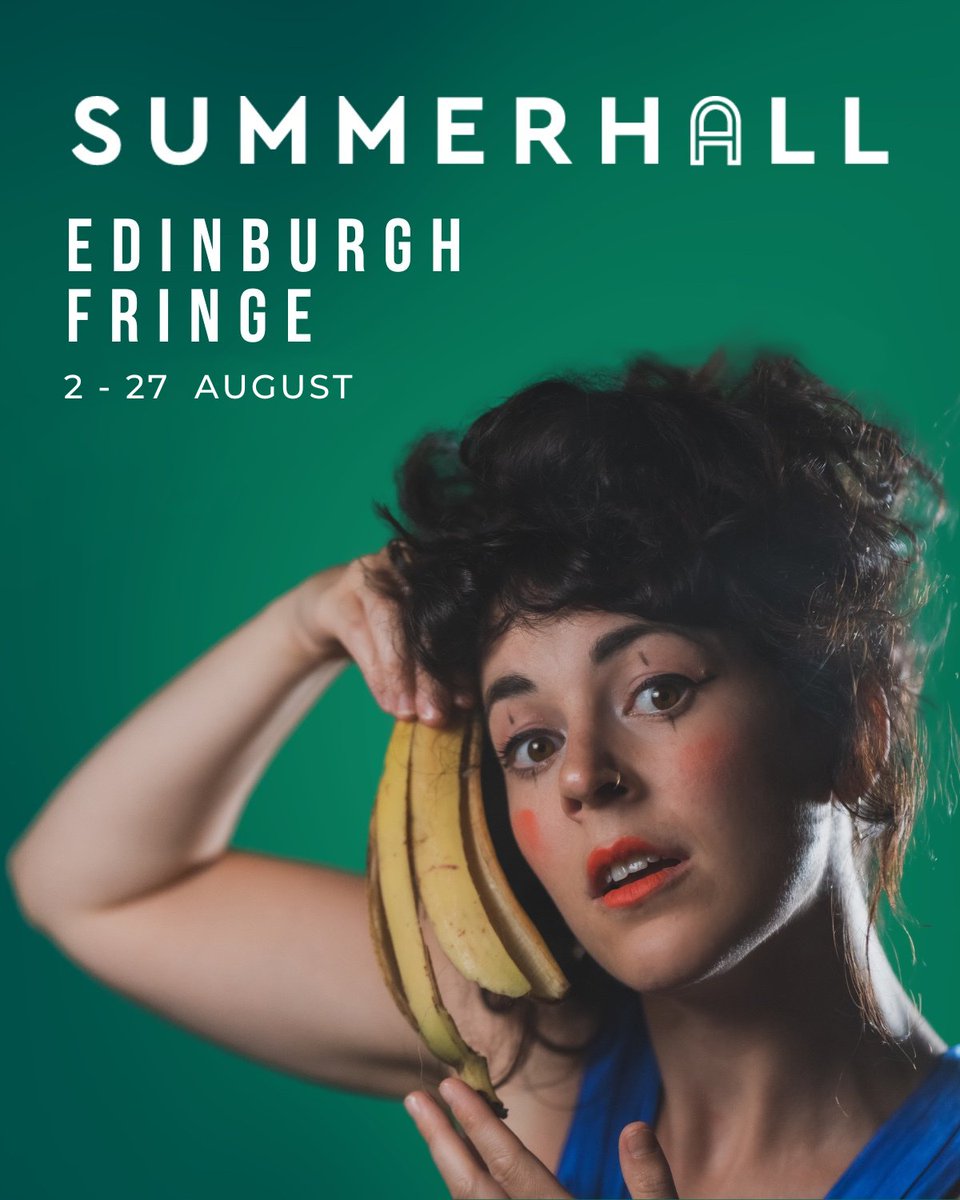 frank_theatre_'s tweet photo. We can't wait for @edfringe @Summerhallery this August! Fool's Paradise at 17.50 in the Old Lab. 🍌 Tickets are on sale now! https://t.co/rkndjtSVvF