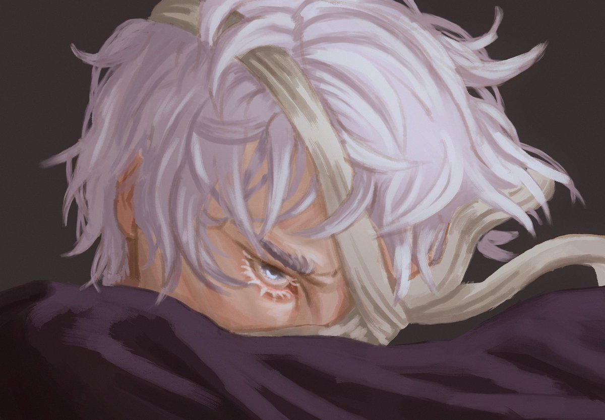 mildxsalsa's tweet photo. Gojo fallen angel repaint 🧿#JujustuKaisen #gojo https://t.co/9ewAbrOrSx