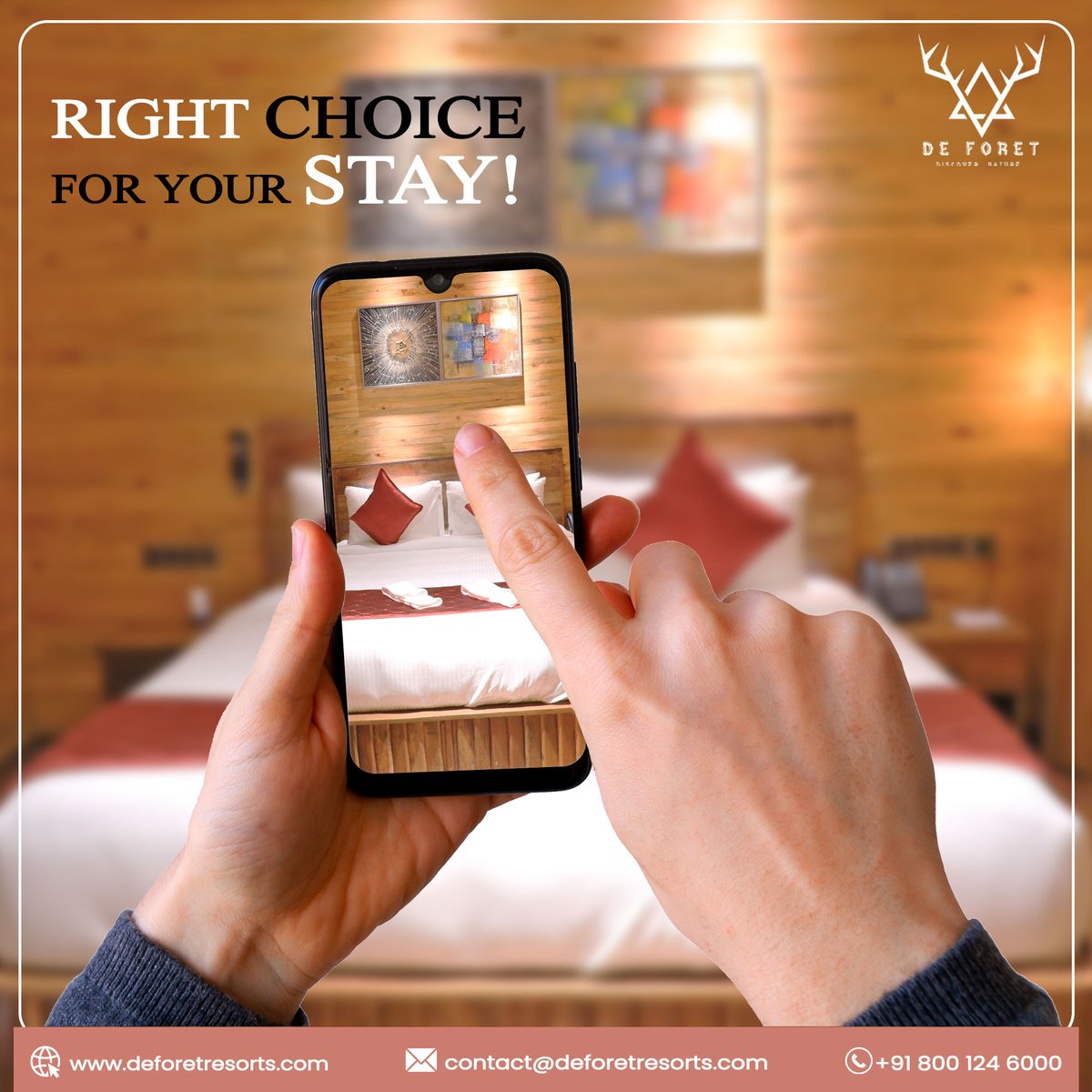 De Foret Resort - where the only wrong choice is choosing to leave! 

Book Your Stay:
Call: +91 80012 46000
Visit: deforetresorts.com
Email Us: contact@deforetresorts.com

#LuxuryLiving #NaturalBeauty #DeForet #MyDeforetExperience #deforetresorts #Andaman #andamanislands