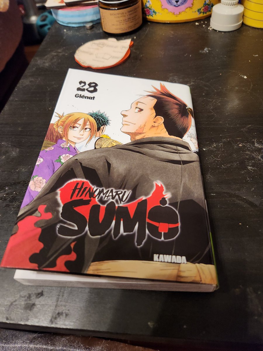 Jenjoou's tweet photo. I just finished Hinomaru sumo, the story of a short sumo wrestler who aims to dominate the sport. It's great if you live underdog sports manga like Hajime no ippo. I should do a thread on the amazing series we get in French but not English. #manga https://t.co/JD6L3CPjT4