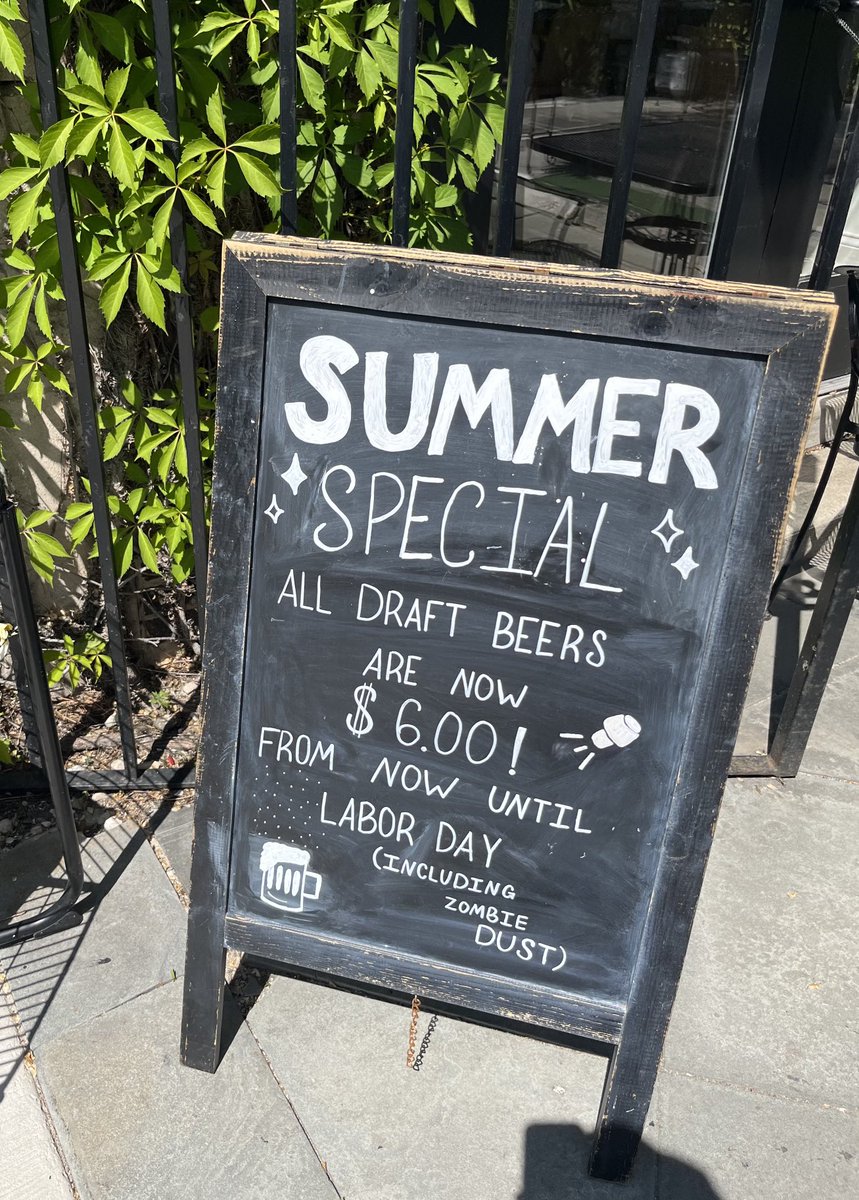 Cheers to the $6 drafts this summer at 501Local. A solid deal and the stellar patio setting in Winnetka makes the #tbslist #signsofsummer