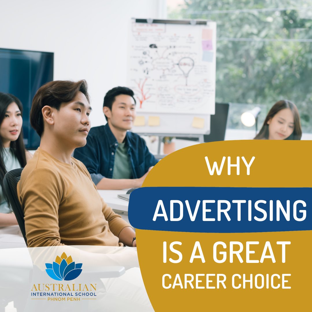 AISPPCambodia's tweet photo. Do I need a degree to get a job in advertising? 
Come find out: https://t.co/eeBuUrrGNl https://t.co/ld2Po05v5L