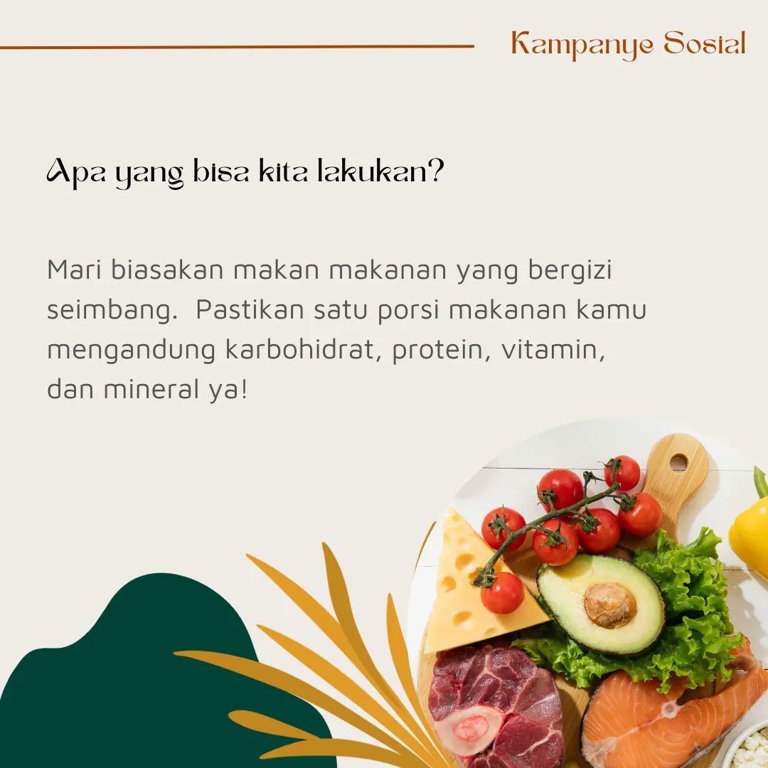 FirstaZS's tweet photo. Mari biasakan makan makanan yang bergizi seimbang. Pastikan satu porsi makanan kamu mengandung karbohidrat, protein, vitamin, dan mineral ya!

@LPDP_RI
#LPDP 
#DiriUntukNegeri 
#AkuPastiMengabdi 
#SDMUnggulIndonesiaMaju 
#GandaAksata 
#PK203 https://t.co/J0WhC1TBel