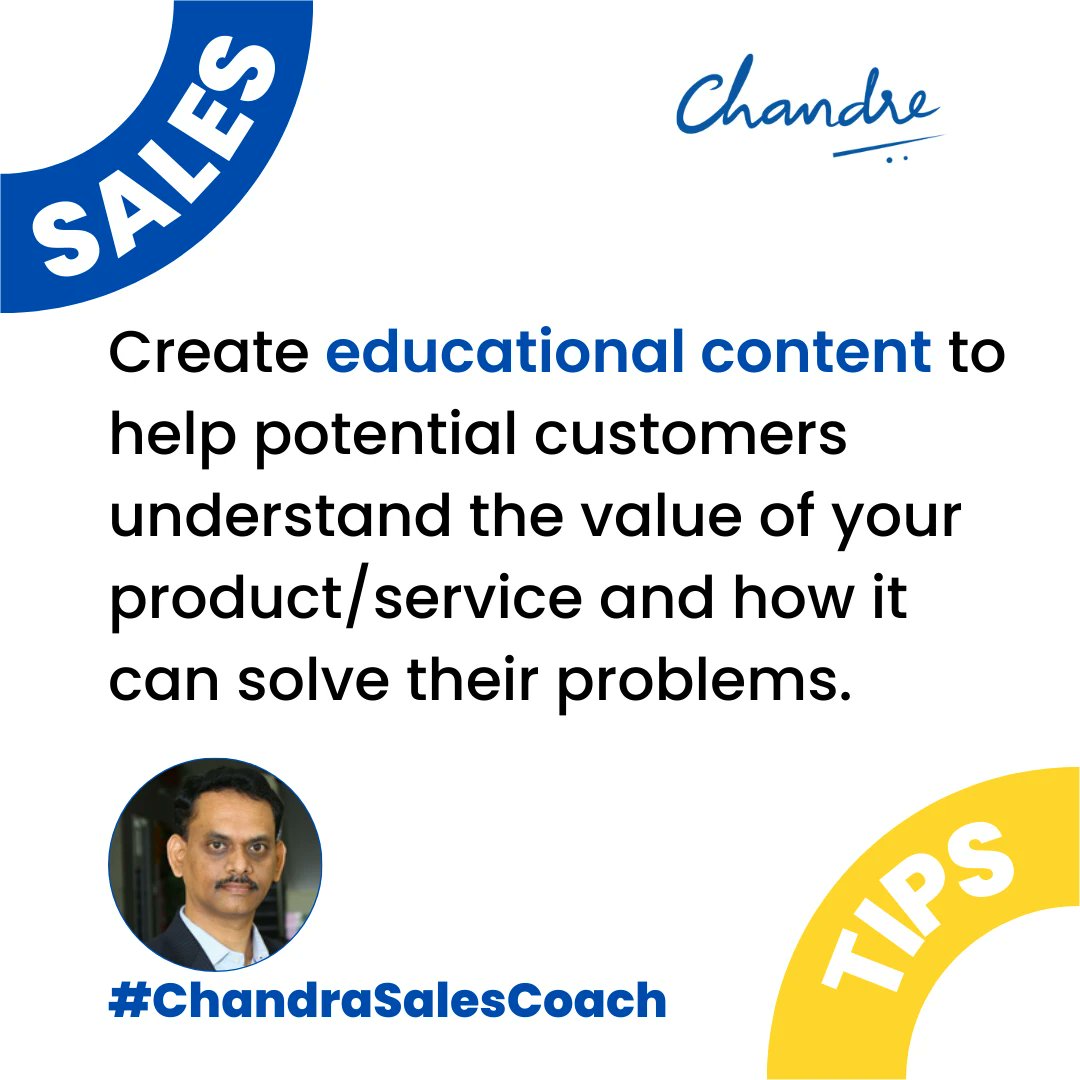 On the era of #ContentMarketing #EducationMarketing #EdutainingContent #InsightfulInformation plays crucial role to attract, engage and convert more consumers

#ChandraSalesCoach #SalesTraining #Sales Coaching #SellingSkills #Hyderabad #SalesTrainerIndia...