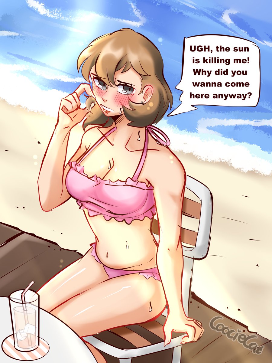CatCoocie's tweet photo. [#Persona3]
Beach date with Teach' https://t.co/0eaUzKxrWI