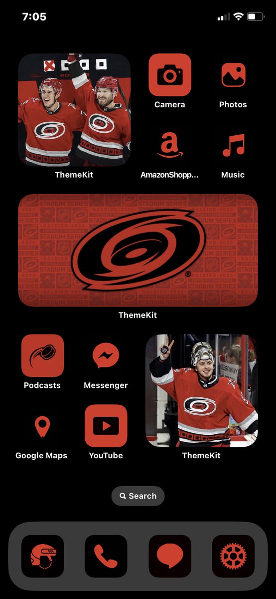BuzzMongold's tweet photo. They finally added a @Canes theme to the #themekit app! Added a few tweaks myself!! https://t.co/GiKG7wDZoZ