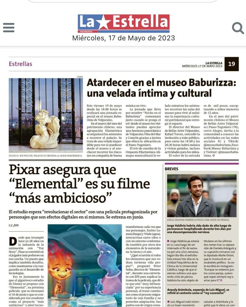 Exitosa Noche con nuestras integrantes Danitza, Scarlett y Claudia representando a nuestra agrupación y llenando de música cada sala del hermoso <a href="/MuseoBaburizza/">Museo Baburizza</a> 

#valparaiso #musica #SEA2023 #cuerdas