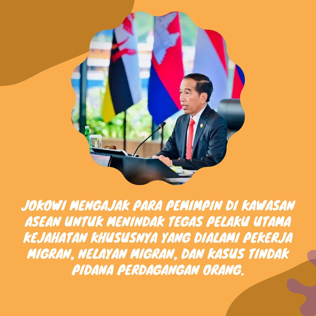 Kasus kejahatan yg dialami pekerja migran, menjadi salah satu perhatian presiden <a href="/jokowi/">Joko Widodo</a> dalam KTT ASEAN

Jadi Pusat Pertumbuhan
#KTTngapainAja