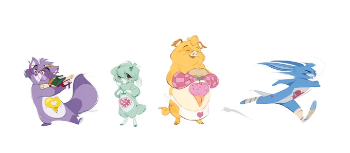 Some friendly faces from the Forest of Feelings 
