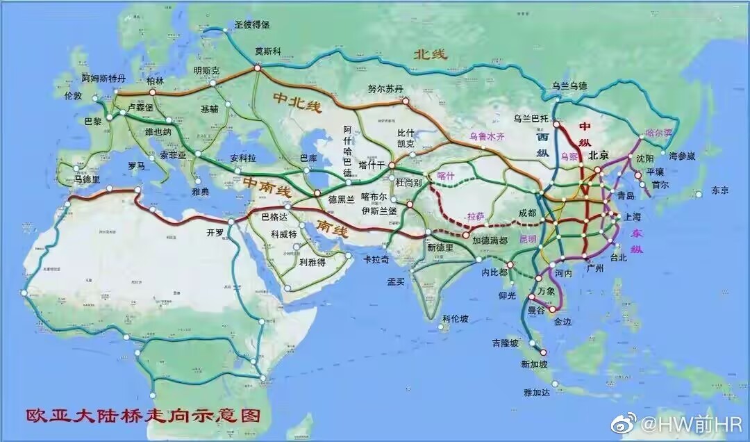it is clear China is to eliminate geopolitical conflicts on Eurasian continent, connect it with railways, and unite it economically .

Under this framework, you can understand why China is so active in the Iran-Saudi peace, China-Center Asia summit, and even Russia-Ukriane peace.