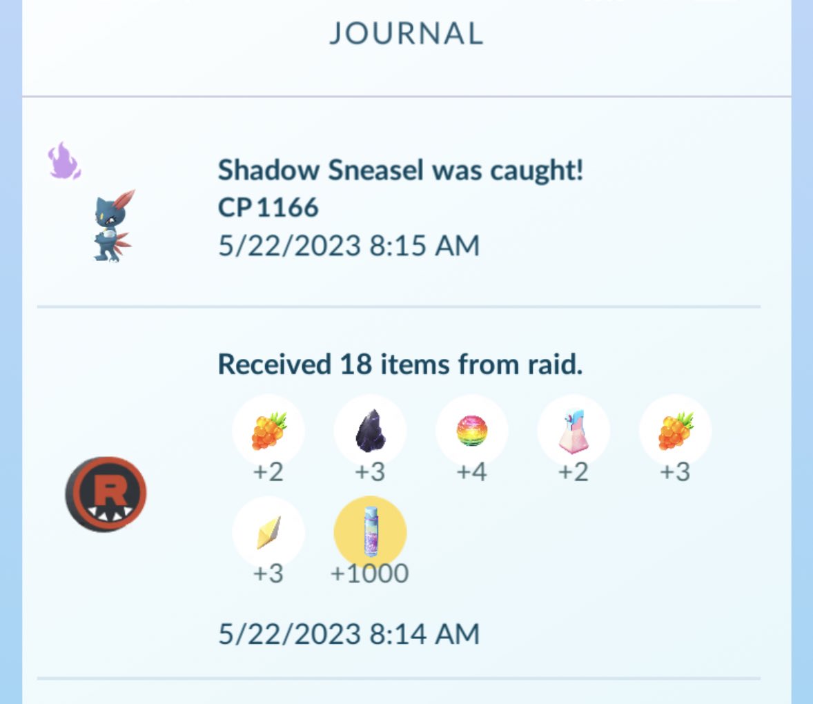 jpnlvr_pokego's tweet image. My first #ShadowRaid was a VERY easy duo☺️👍 And I got a #GokuBad
Niiiiiice😍😍😍