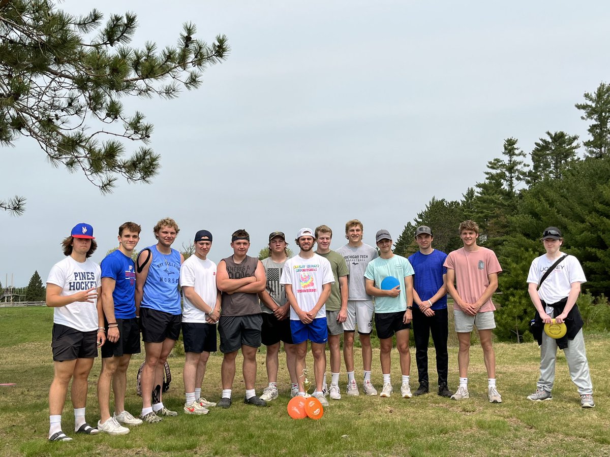 Congrats to Ryan Muench on winning the first annual Pines Senior Class Disc Golf Outing! <a href="/npsd1/">Northland Pines School District</a> <a href="/PinesTrack/">NPHS Track & Field</a>