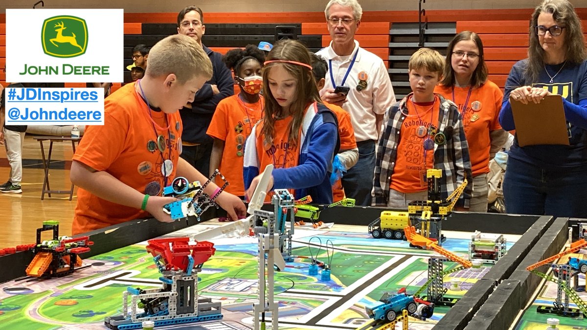 RP_worldmusic's tweet photo. Thankyou @JohnDeere for #jdinspires my students to compete and be there best. We had a great season thank to you. @FIRSTweets @firstlegoleague https://t.co/iojj69MrHe