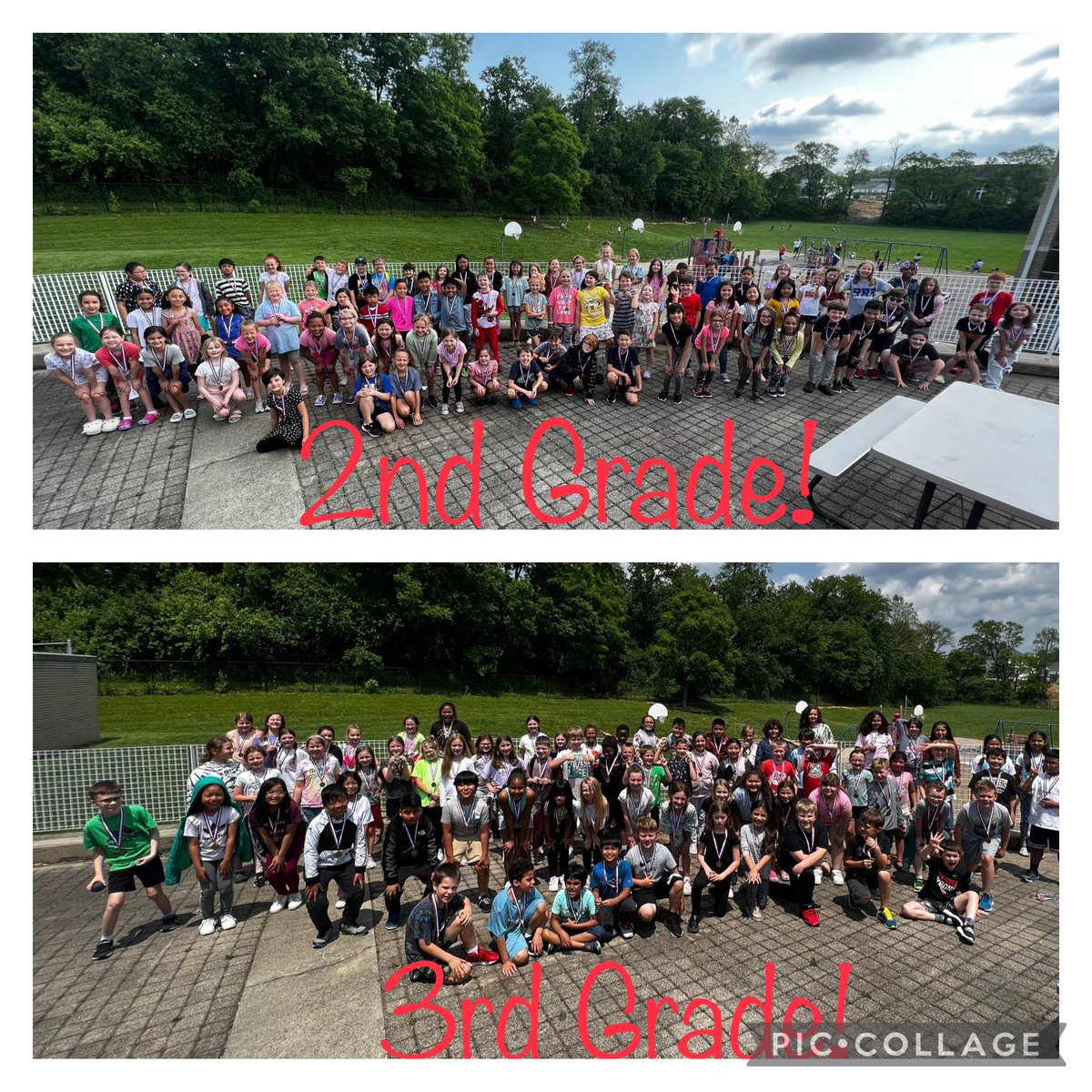RiverRidge_KCSD's tweet photo. On Friday we celebrated our students who had 🏅Exceptional Behavior for the 22-23 SY ⭐️
Students enjoyed freezer pops, music, a medal and extra recess!
We are so proud of our Timberwolves🐺♥️🏅
#rrengage
#pbisrewards https://t.co/pAHeJFYQuF