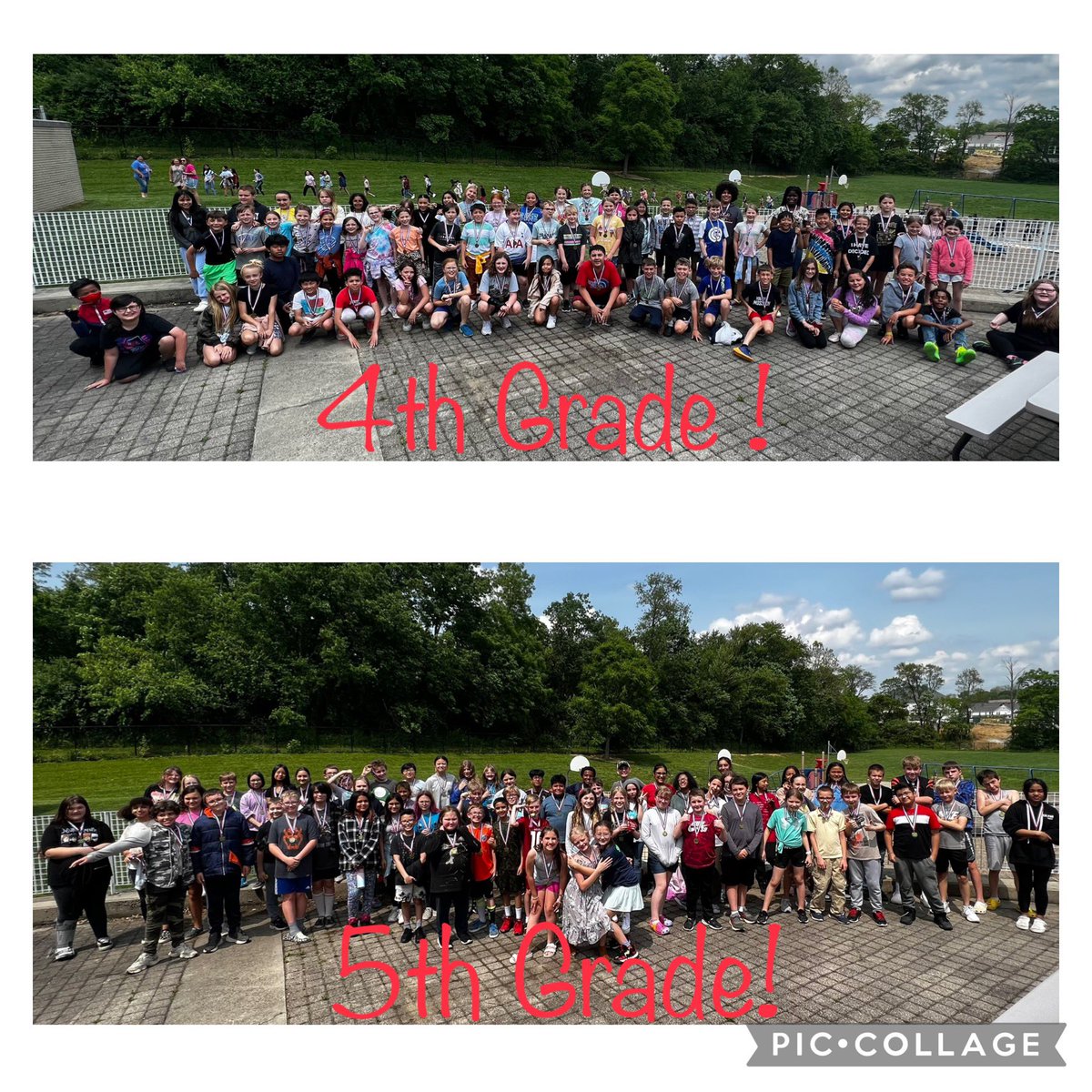 RiverRidge_KCSD's tweet photo. On Friday we celebrated our students who had 🏅Exceptional Behavior for the 22-23 SY ⭐️
Students enjoyed freezer pops, music, a medal and extra recess!
We are so proud of our Timberwolves🐺♥️🏅
#rrengage
#pbisrewards https://t.co/pAHeJFYQuF