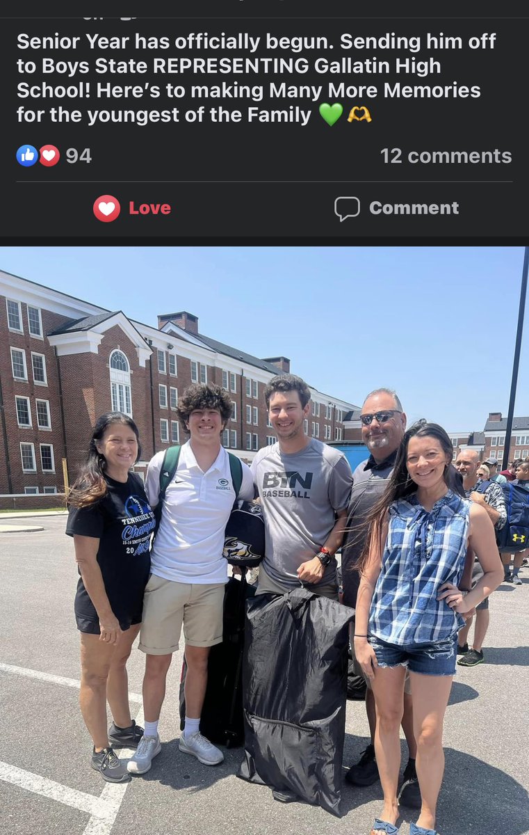GWAVEbaseball's tweet photo. Our own Abe Goolsby arrived today at Boy’s State ( TN Tech ). Have a great week! https://t.co/fL8oavoIPb