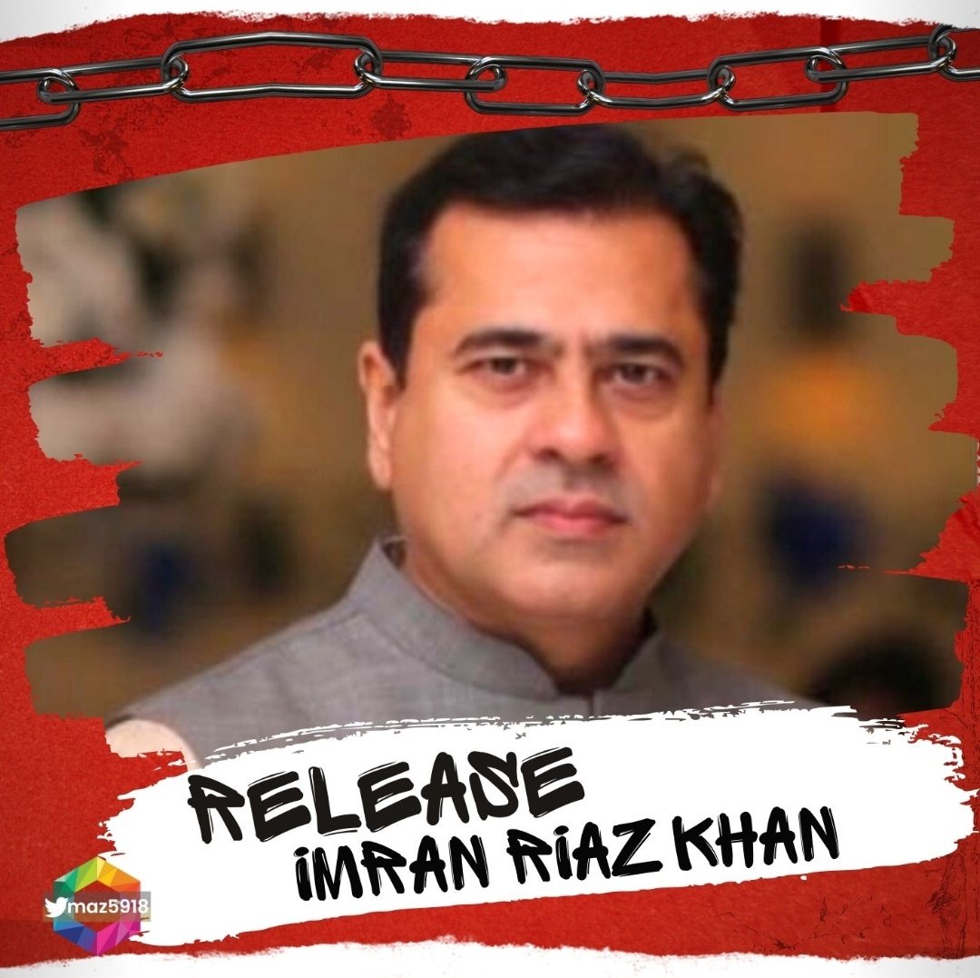 Where is the public? A person who speaks truth for our leader is now in the jail..#ReleaseImranRiazKhan #BA56 #عمران_ریاض_کو_رہا_کرو#BestOfTweets