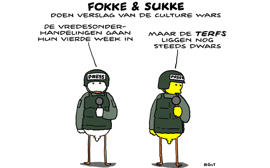 Fokke &amp; Sukke: F&amp;S doen verslag van de culture wars (NRC, ma, 22-05-23) - #humor |