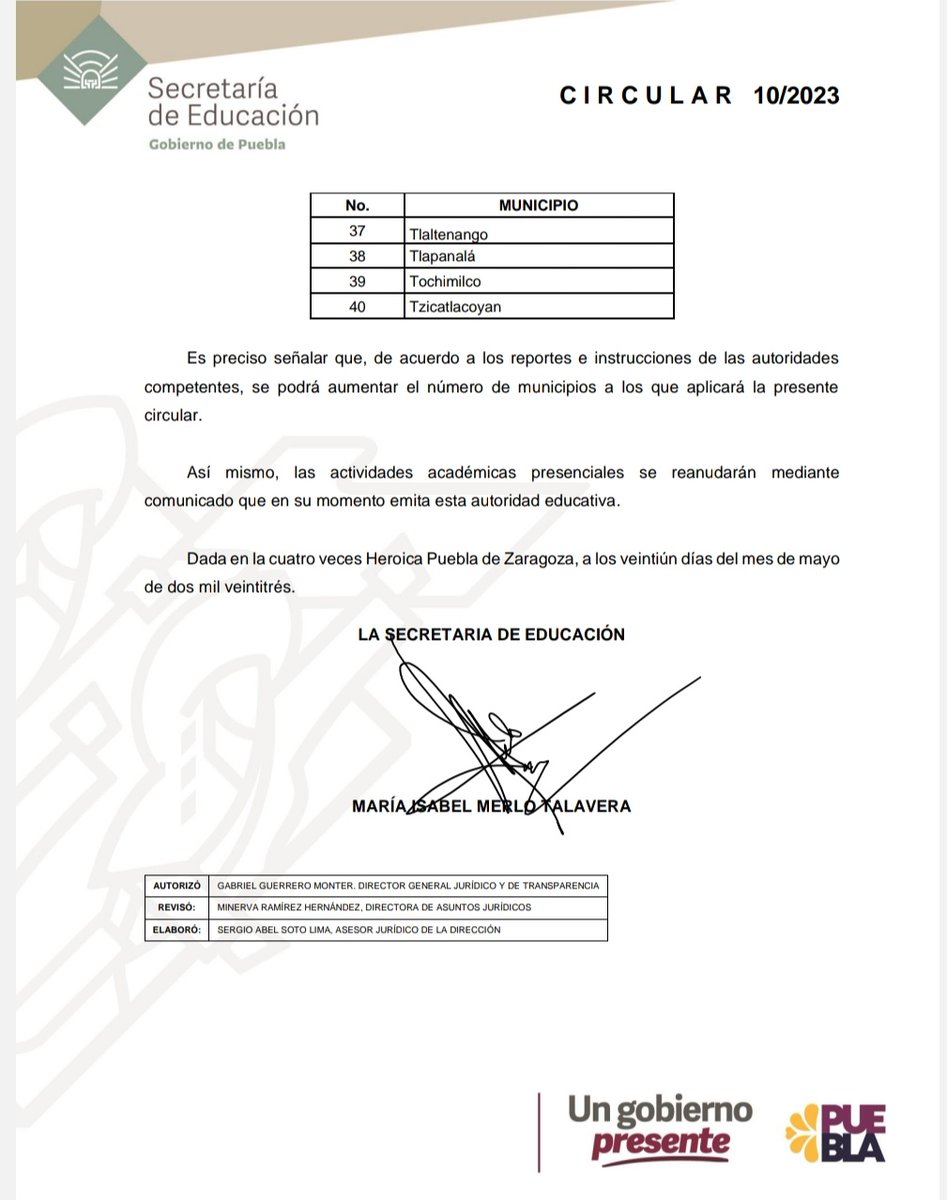 SomosBINE's tweet photo. El @Gob_Puebla a través del gobernador @SergioSalomonC, ha girado las instrucciones correspondientes a la titular de la @SEPGobPue @MerloIsabel para que se suspendan las clases de forma presencial ; ante el cambio de semáforo volcánico a #AmarilloFase3 ... https://t.co/0snWzDI4qr