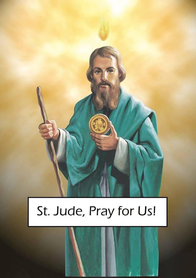 biomed24's tweet photo. St.Jude Thaddeus, worker of miracles, helper of the helpless, pray for us 🙏 https://t.co/fBhlADYNmV