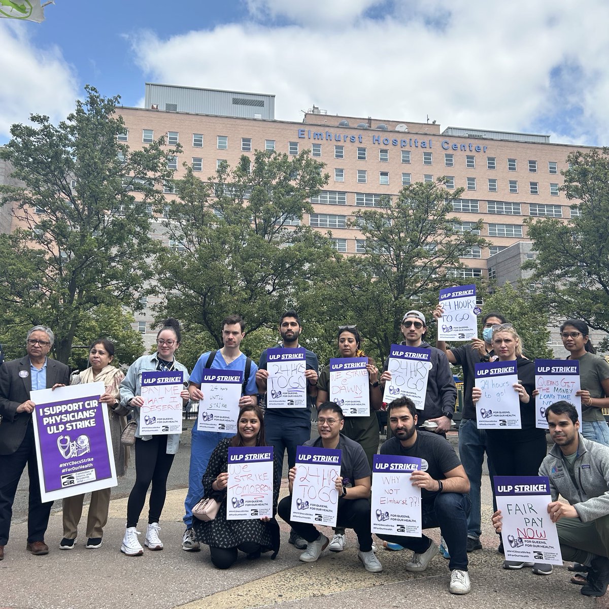 LESS THAN 24 HRS

Mount Sinai ($11 billion/year in revenue), refuses to pay mostly immigrant doctors, serving a mostly immigrant community, fairly. An injustice. @MountSinaiNYC, you have the authority to avert the strike— it’s up to you now.

#QueensStrikeReady 
#NYCDocsStrike