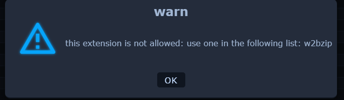 yoshemitzu's tweet photo. This is such a silly prompt. If there's only one allowed extension, just...add it automatically? Why must I type it every time? #wav2bar https://t.co/Gy5OTn020i