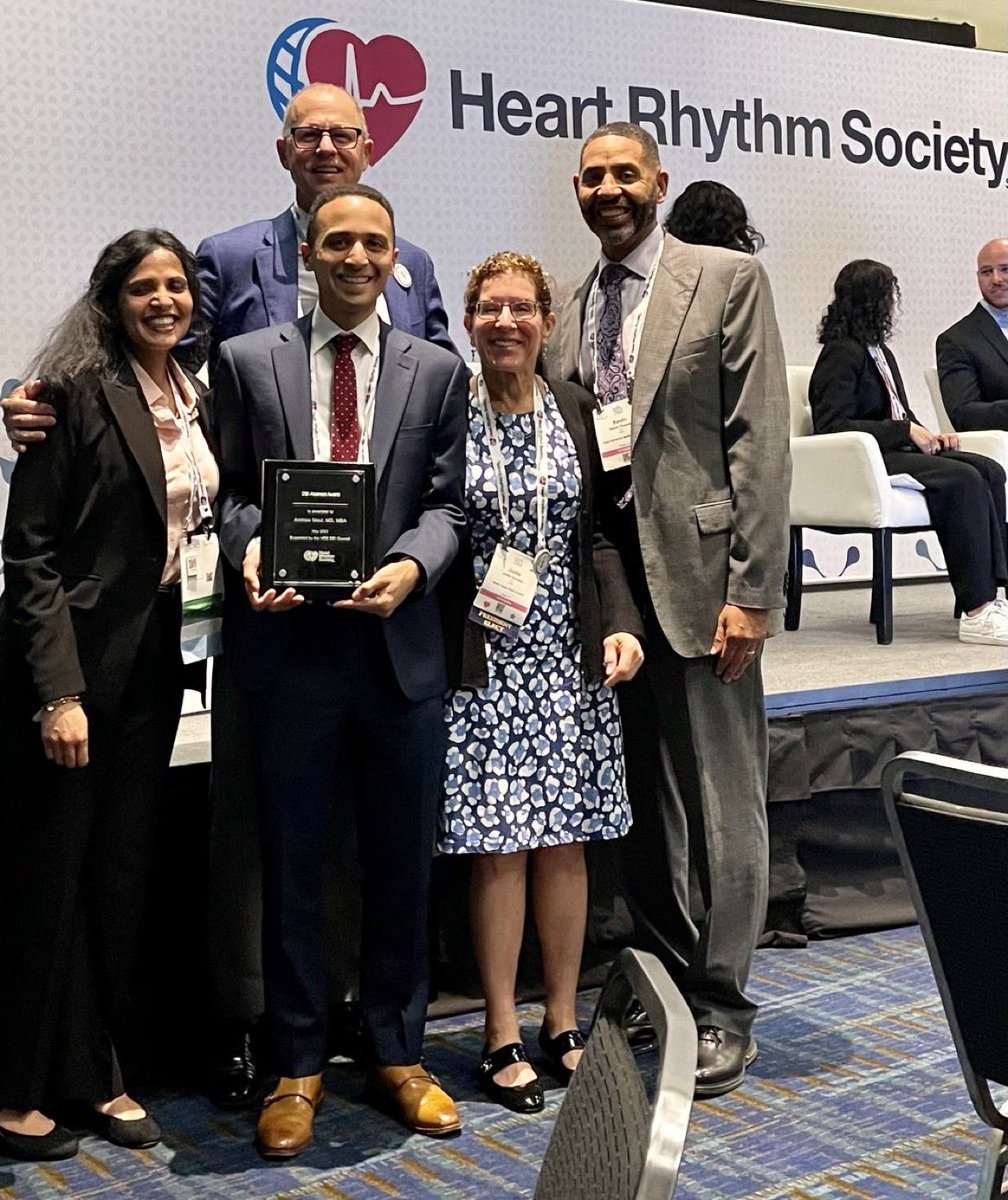 Kevin L. Thomas (@klthomasmd) on Twitter photo <a href="/IMResidencyDuke/">Duke IM Residency</a> <a href="/dukemedicine/">Duke Department of Medicine</a> <a href="/DCRINews/">Duke Clinical Research Institute</a>
#HRS23
Overjoyed for the talented Andrew Maul. Won first place in the DEI abstract competition for his work on gender differences in ICD implantation among at risk individuals identifying as Black race ! <a href="/IMResidencyDuke/">Duke IM Residency</a> <a href="/dukemedicine/">Duke Department of Medicine</a> <a href="/DCRINews/">Duke Clinical Research Institute</a>
#HRS23
Overjoyed for the talented Andrew Maul. Won first place in the DEI abstract competition for his work on gender differences in ICD implantation among at risk individuals identifying as Black race !