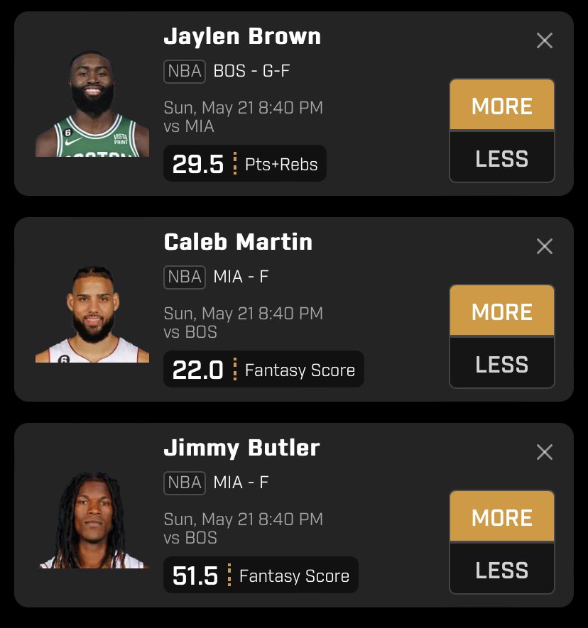cornspicks's tweet photo. Ran these two slips as well

Join @SpideyParlay's 🆓 Discord for MORE PICKS!🔥
➡️ https://t.co/i0188WmhWK ⬅️

#PrizePicks #PrizePicksNBA #PrizePicksNFL #PrizePicksNHL #GamblingTwitter #NBA                 #NFL #NHL #PropBets #PlayerProps https://t.co/4ADCPqmxkW