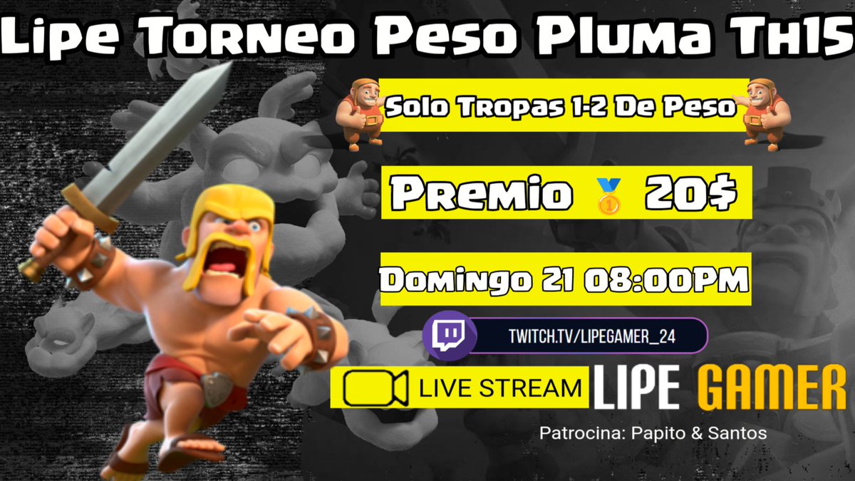 Torneo Donde Solo Está Permitido Usar, Barbaros,ARQUERAS,Rompe Muros &amp; Esbirros, Listo para El Reto?