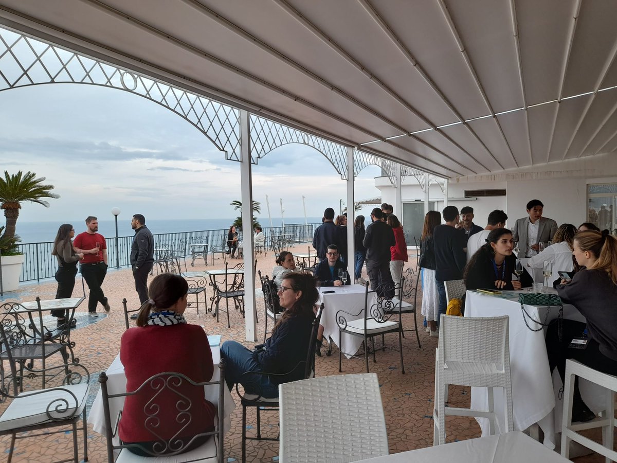 ases2023's tweet photo. There was a nice welcome cocktail this afternoon. See you tomorrow morning for the start of the first lectures. #ases4 #exoplanets https://t.co/pMCUwomavN