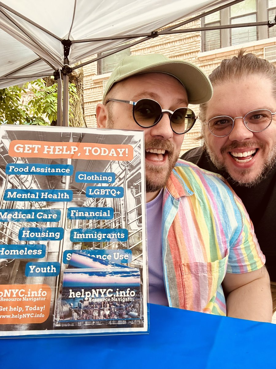 helpNYC's tweet photo. Had a wonderful day doing community outreach at @wscah #RockTheBlock!
This is the second year of this amazing community event!
A huge thank you to #WSCAH for welcoming us back! https://t.co/x05KxPFUCo