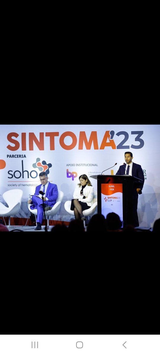 Sunil_G_Iyer's tweet image. Honored to represent the University of Miami and speak about advances in B-ALL at SINTOMA &apos;23 in São Paulo, Brazil