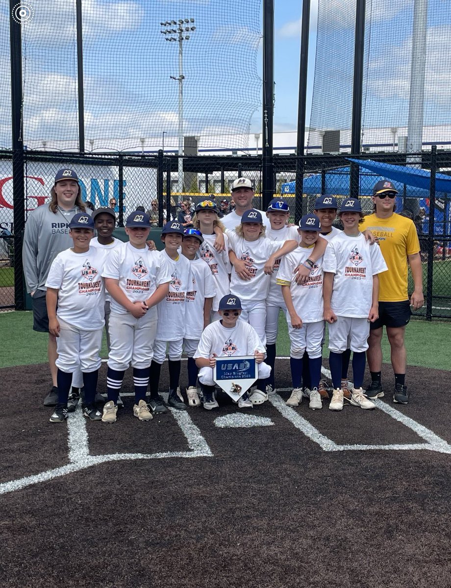 WORLD SERIES BOUND - Congrats to our 12U Makos from Lawrence, winning the USABL May Slugfest and qualifying for the World Series!! Fins Up boys!!