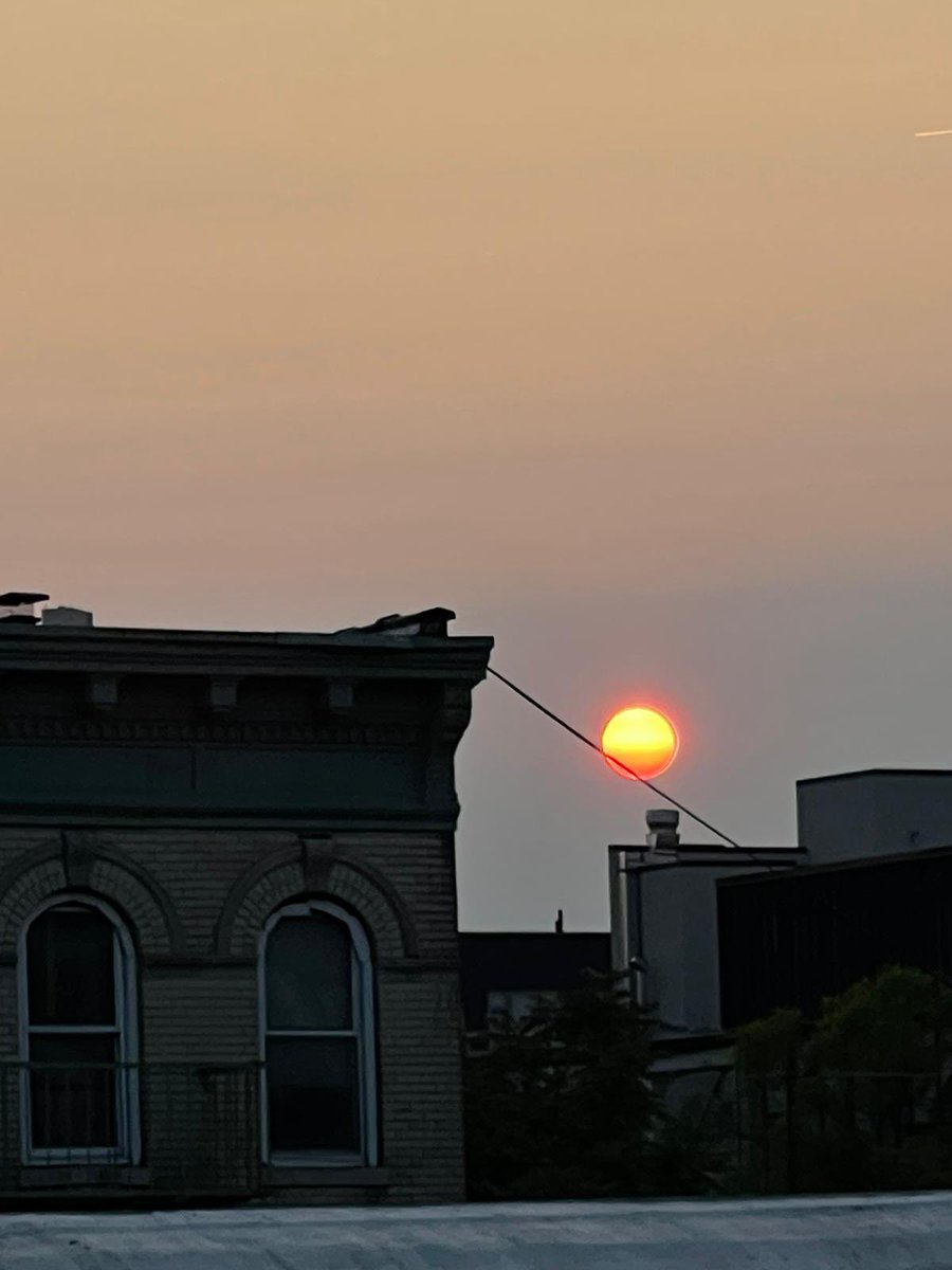 Que perfecto es el atardecer🤩 #NYC #unitedsates en esta temporada se oculta el sol a las 20:11🌅