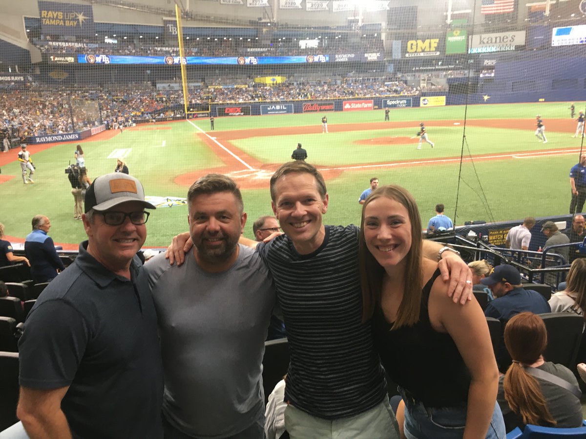 Dodging flyballs at the Rays vs Brewers match <a href="/MartijnNijhoff/">Martijn Nijhoff</a> <a href="/ArmoryFlorida/">Florida Baseball ARMory</a>