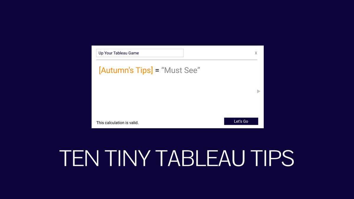 aabattani's tweet photo. 🚨📼✍️NEW VIDEO AND BLOG
https://t.co/g5TKHR9qxh
I cover ten tiny @tableau tips all about FORMATTING. Watch the youtube video for longer explanations/examples or hit the blog to skim for one that might be new to you. Number 9 is my favorite
#datafam https://t.co/I9aZ9z2AU0