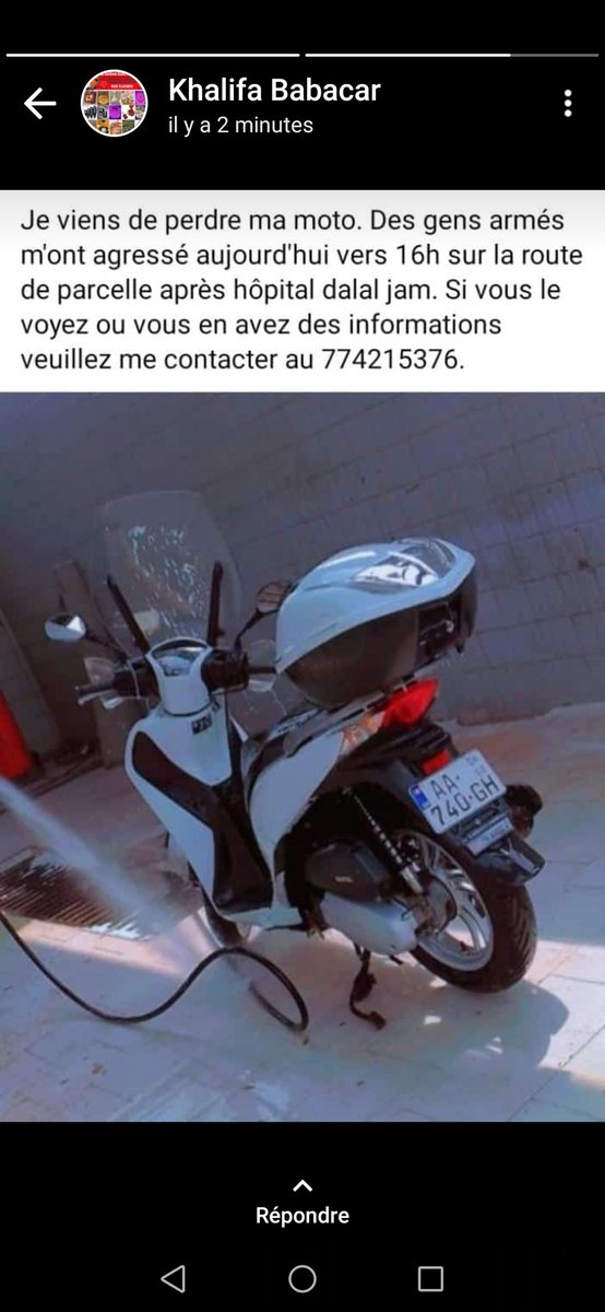 Gars yi diap léne si c'était mon outil de travail