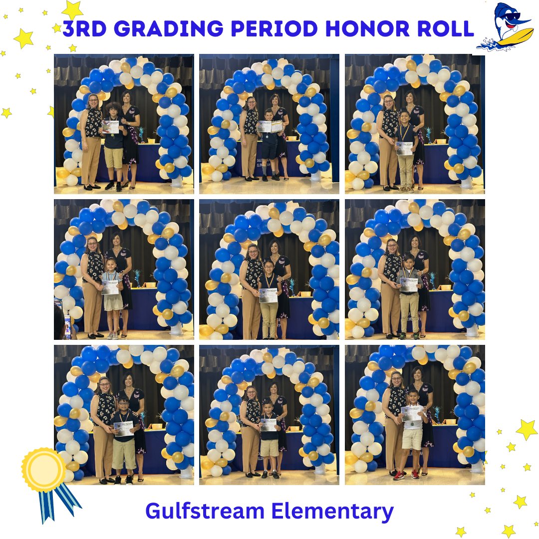 GulfstreamES's tweet photo. Congratulations to our 3rd Nine Weeks Honor Roll students! #GulfstreamES #hardwork #Marlins @MDCPS @MDCPSSouth @SuptDotres https://t.co/LdpuPL8Xsn