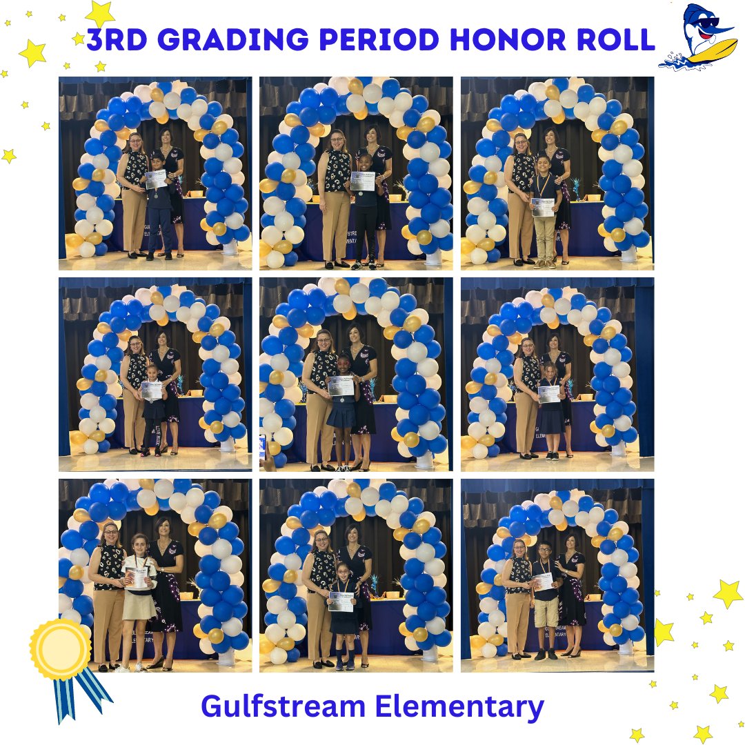 GulfstreamES's tweet photo. Congratulations to our 3rd Nine Weeks Honor Roll students! #GulfstreamES #hardwork #Marlins @MDCPS @MDCPSSouth @SuptDotres https://t.co/LdpuPL8Xsn