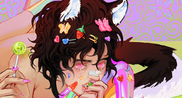 「I spend 90% of my effort on faces   tagg」|Alla Alkhalifa || swanfireのイラスト