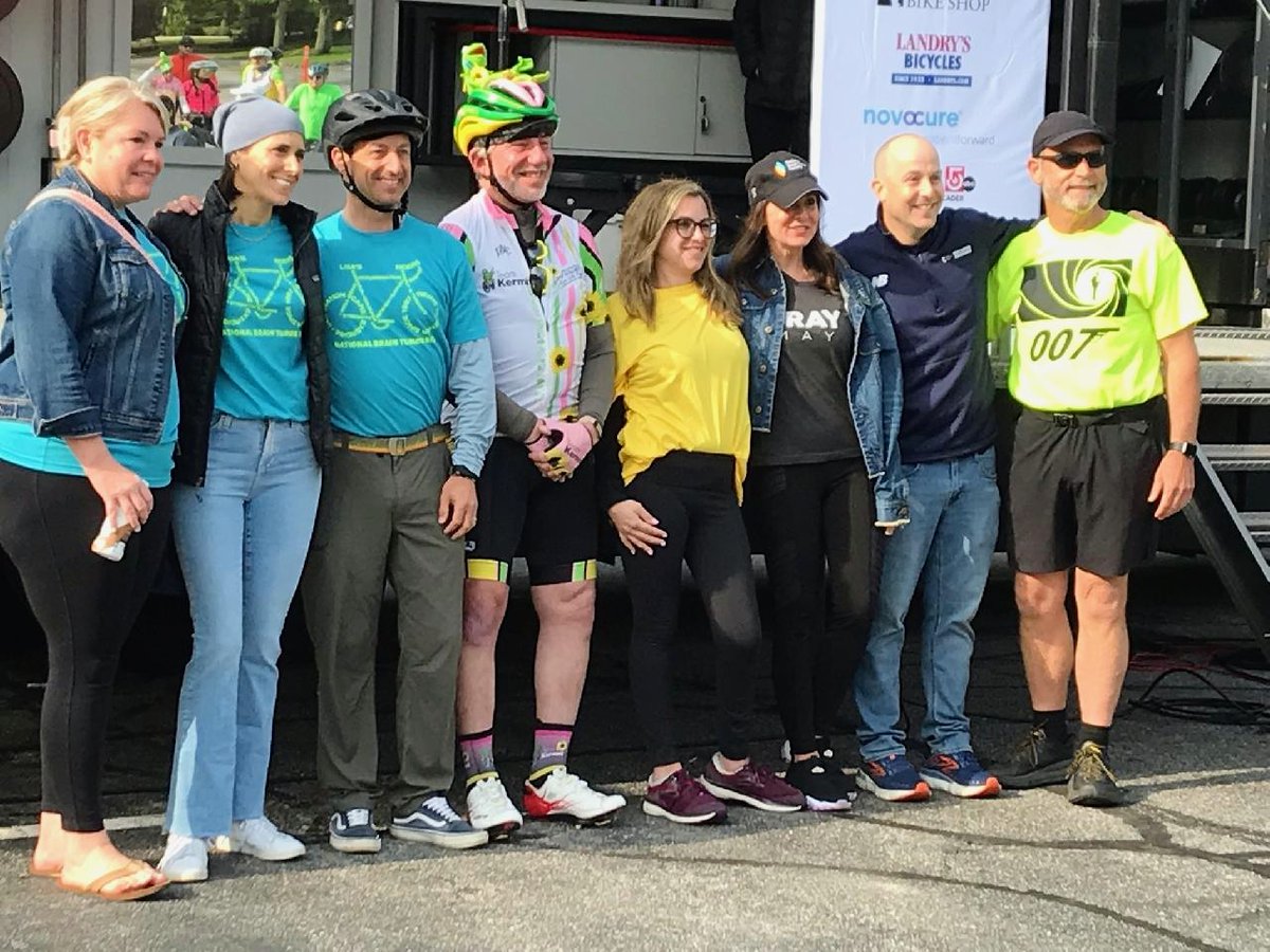 Survivor cast from today's National Brain Tumor Ride. Thank you for a beautiful day @NBTStweets @Conventures @ToddKazakiewich @WCVB #nbtsconnect #btsm #btam #gograyinmay #graymay