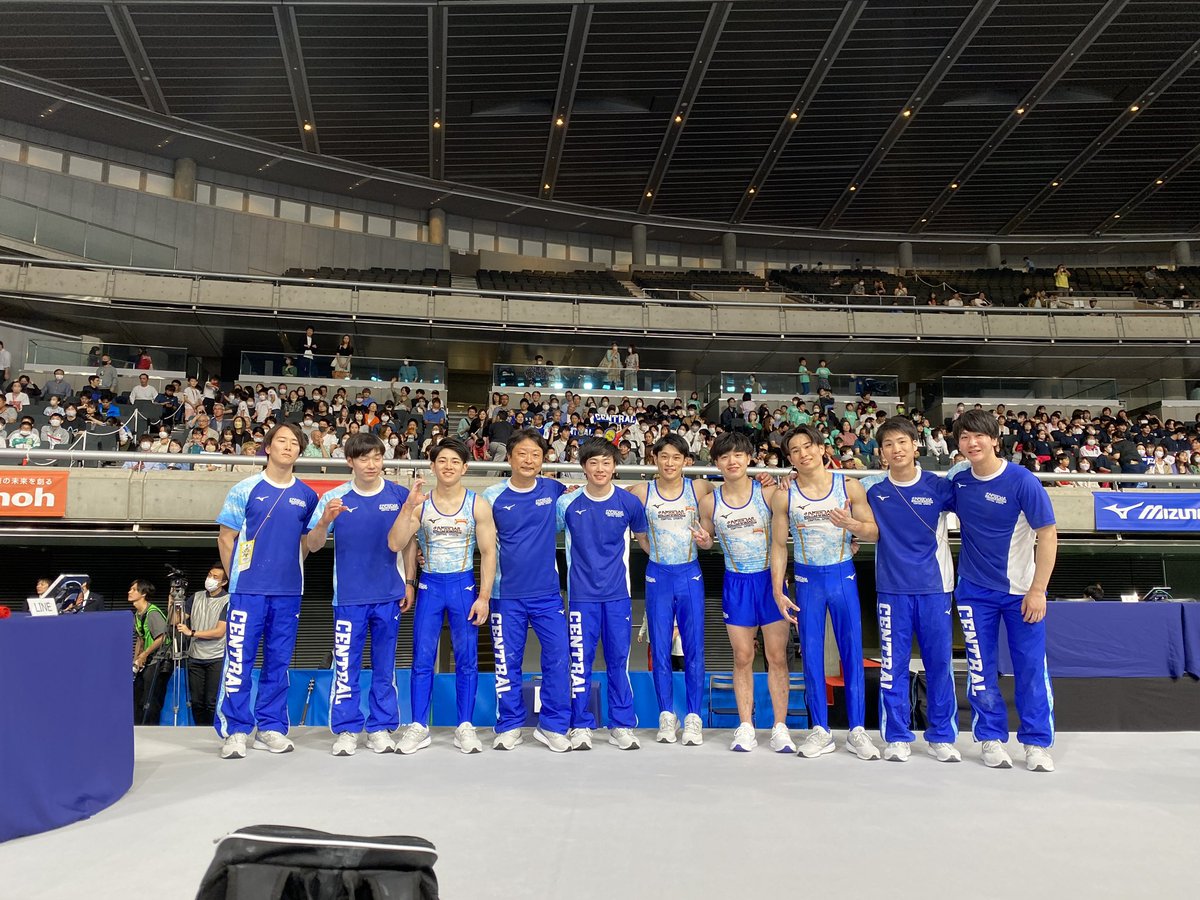 GymnastD's tweet photo. 応援ありがとうございました！！
選手が良い試合してくれて幸せです😊

和磨、哲平代表内定おめでとう😆
ここからまた頑張っていこう🇯🇵 https://t.co/2Wbf29iqxE