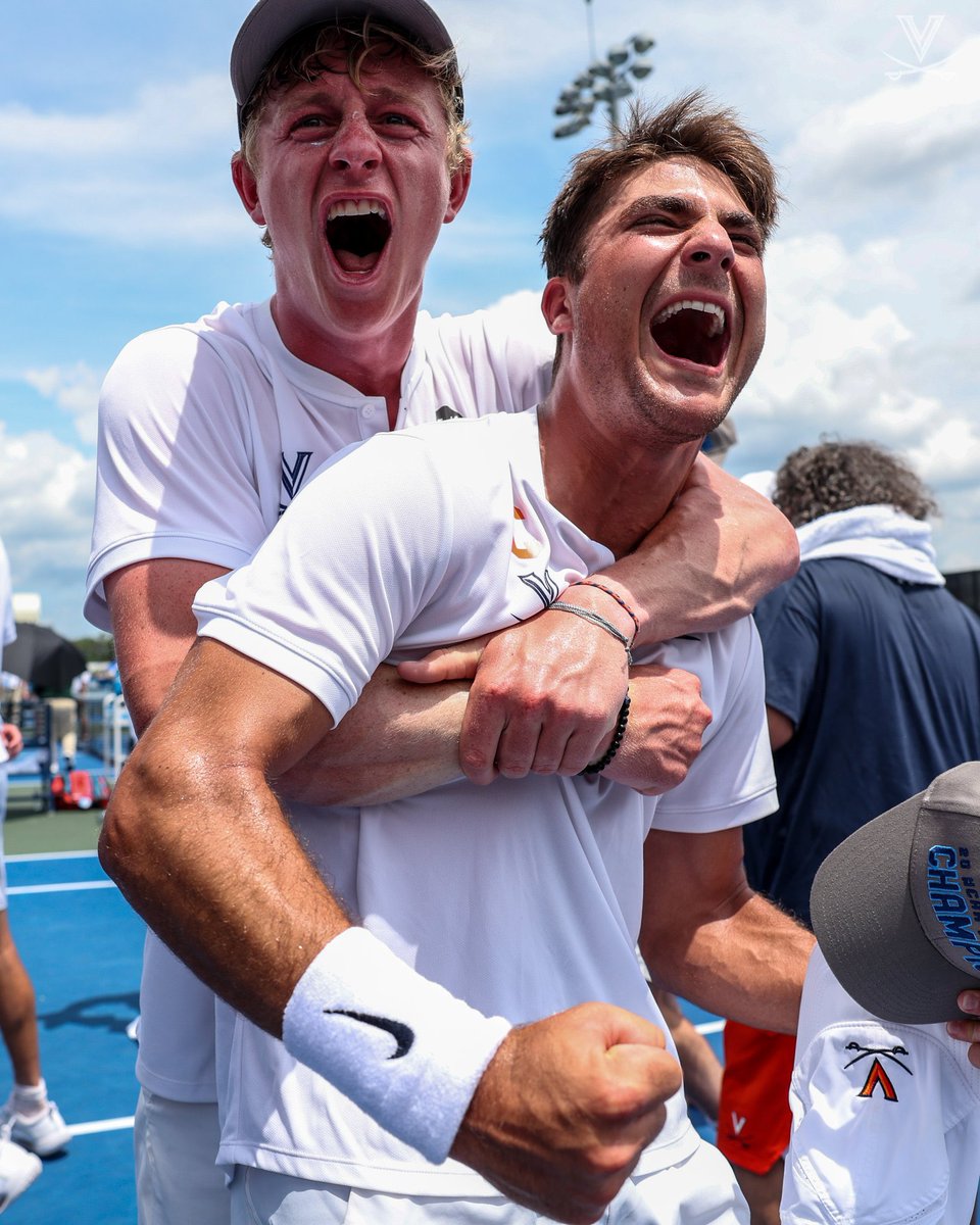 ProfJimRyan's tweet photo. Huge congratulations to UVA Men's Tennis for becoming back-to-back National Champions!  What an amazing accomplishment. #Wahoowa https://t.co/lpZlU3Pg1y