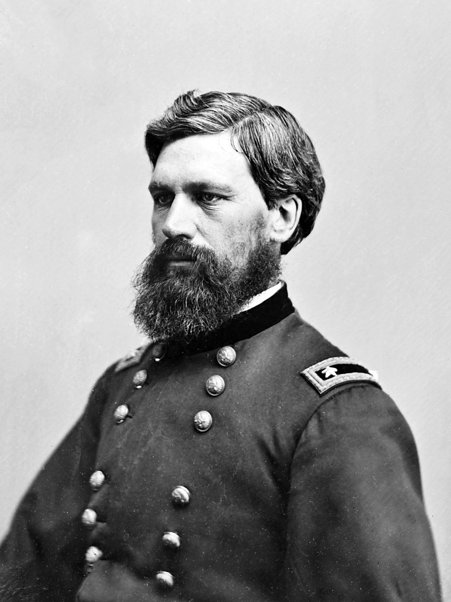 sarahkaybierle's tweet image. Union General Oliver O. Howard described Confederate General John Bell Hood: &quot;He is a stupid fellow but a hard fighter - does very unexpected things.&quot;

Well! 

#americancivilwar #researchnotes #AtlantaCampaign